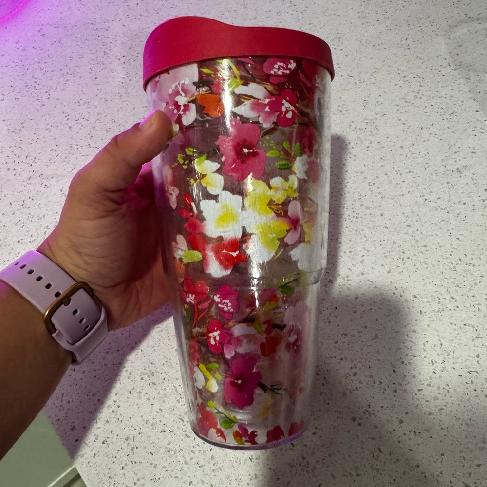 Flowery Tervis Cup